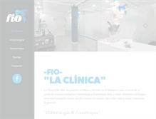 Tablet Screenshot of clinicafio.com